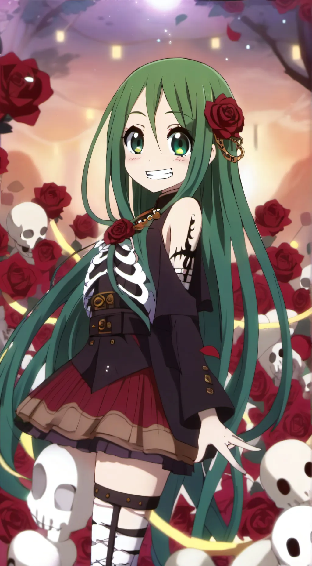 ai character: Blossom  background