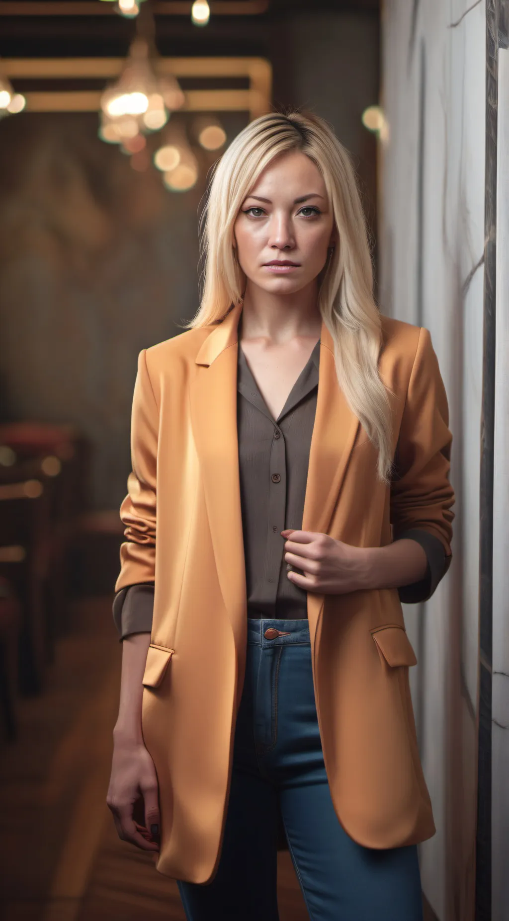 ai character: Jennifer  background