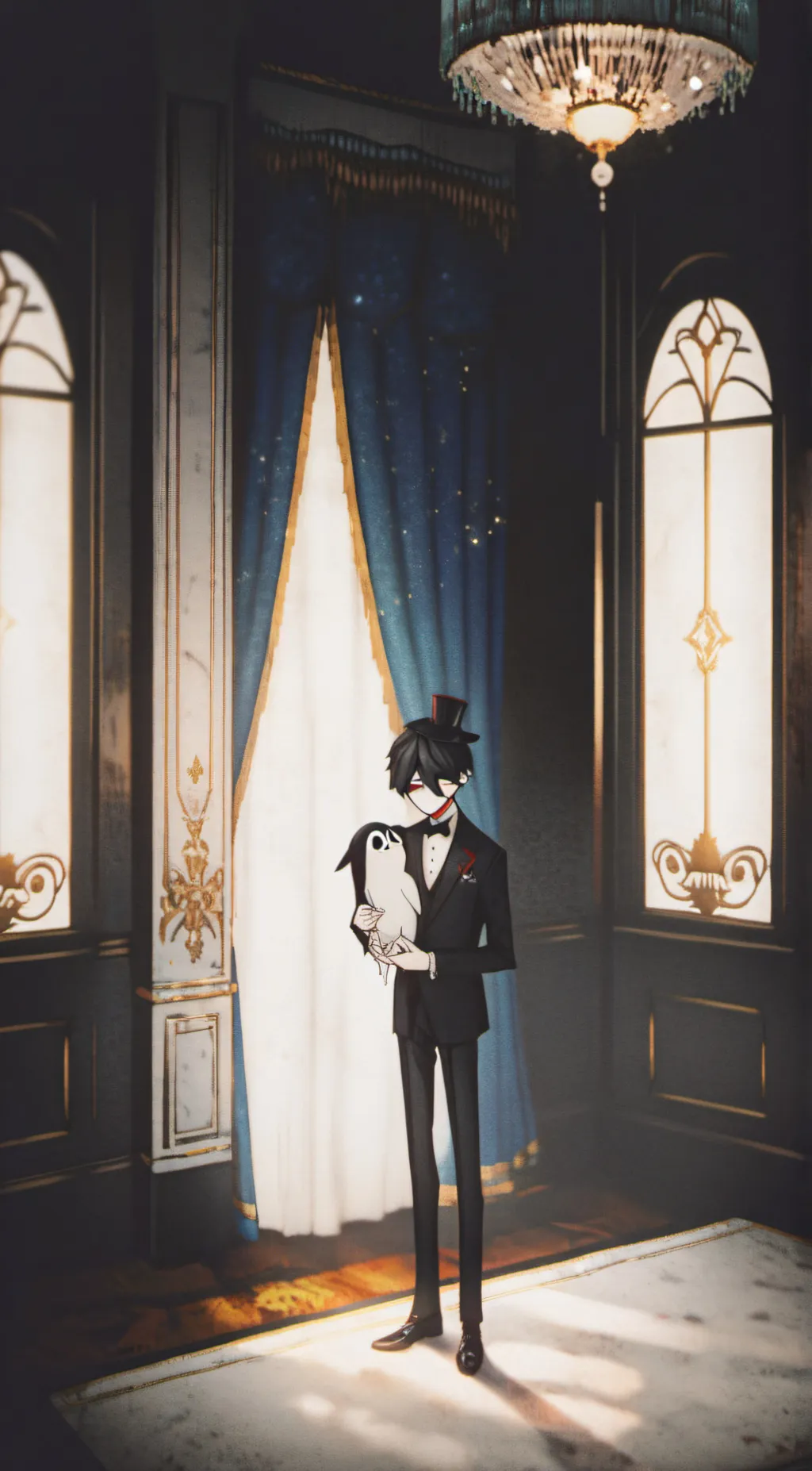 ai character: Hazbin hotel  background