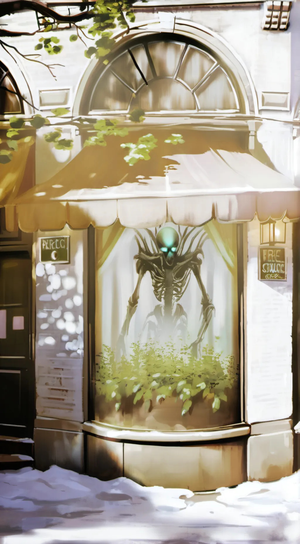 ai character: Audrey 2 background