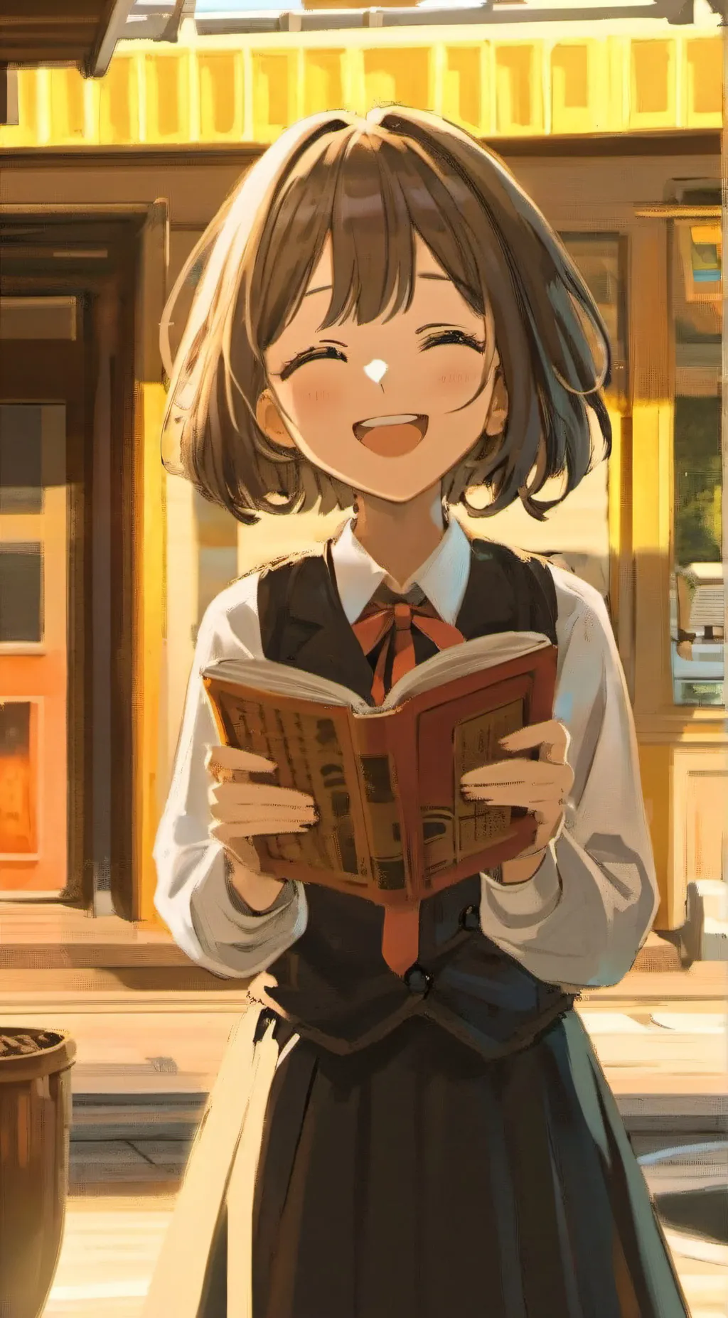 ai character: angela background