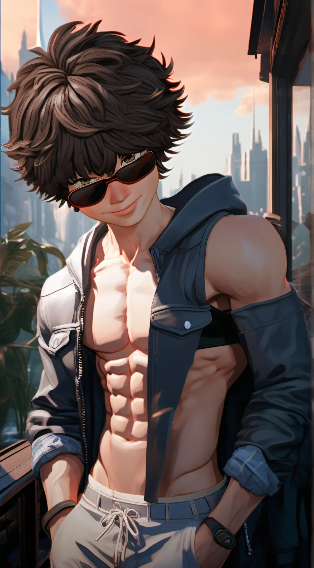 ai character: Aiden  background