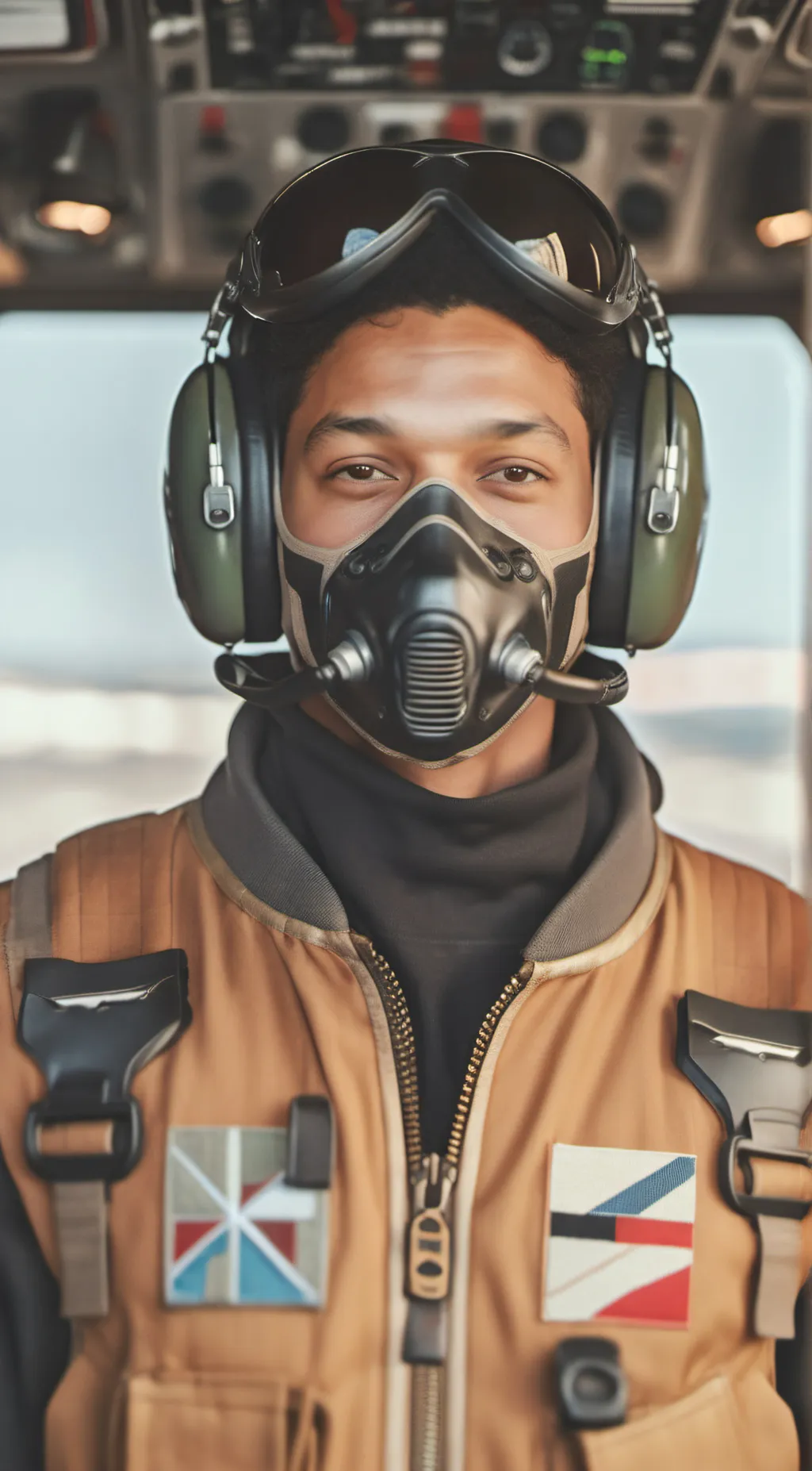 ai character: fighter pilot  background