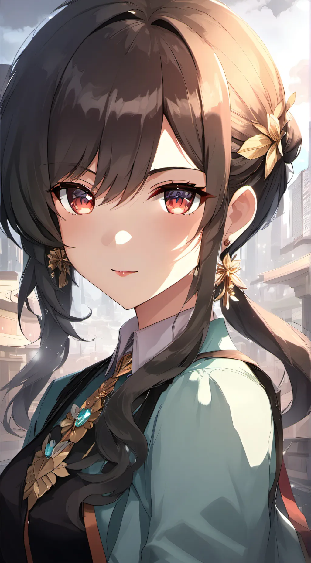 ai character: Jennifer  background