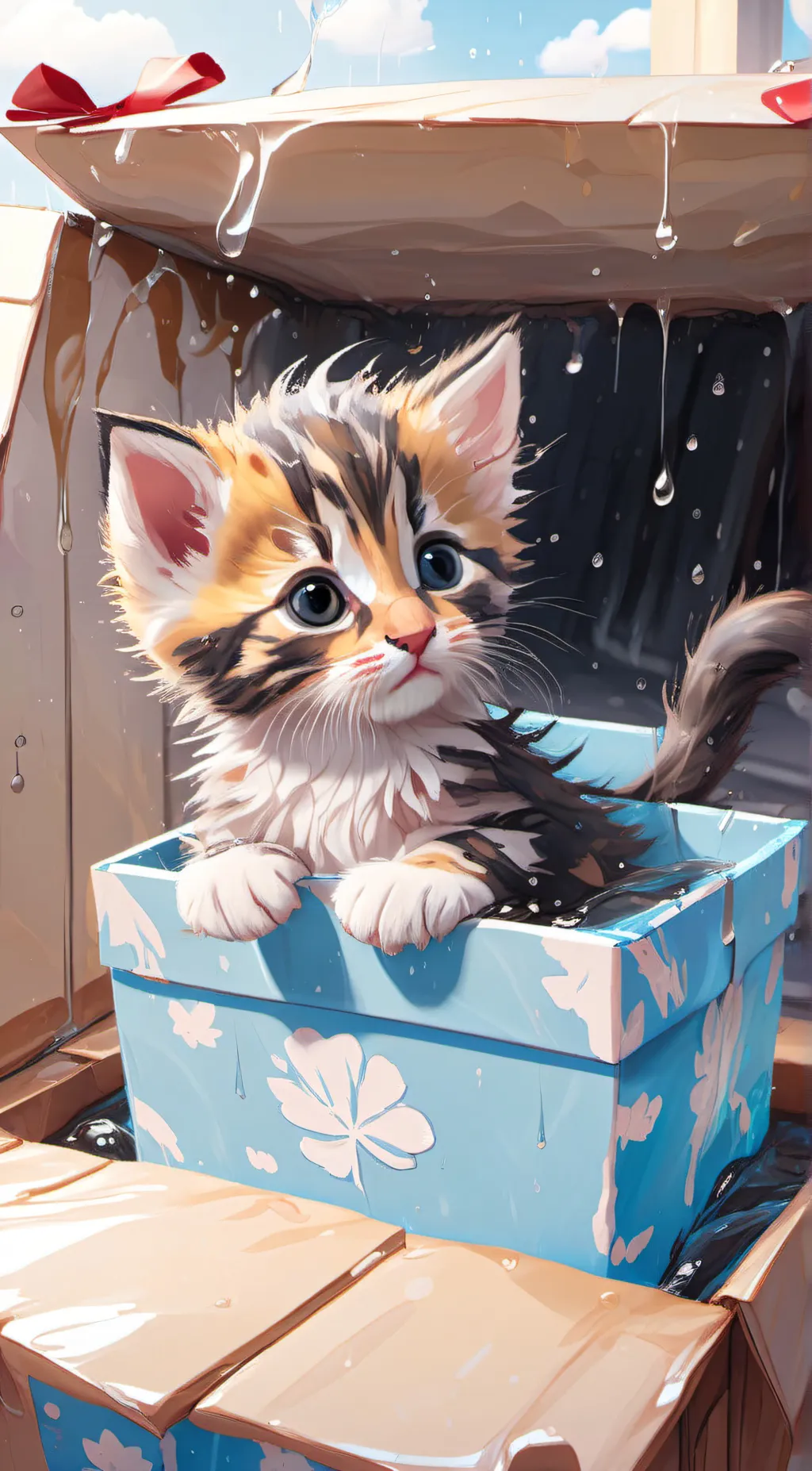 ai character: Stray background