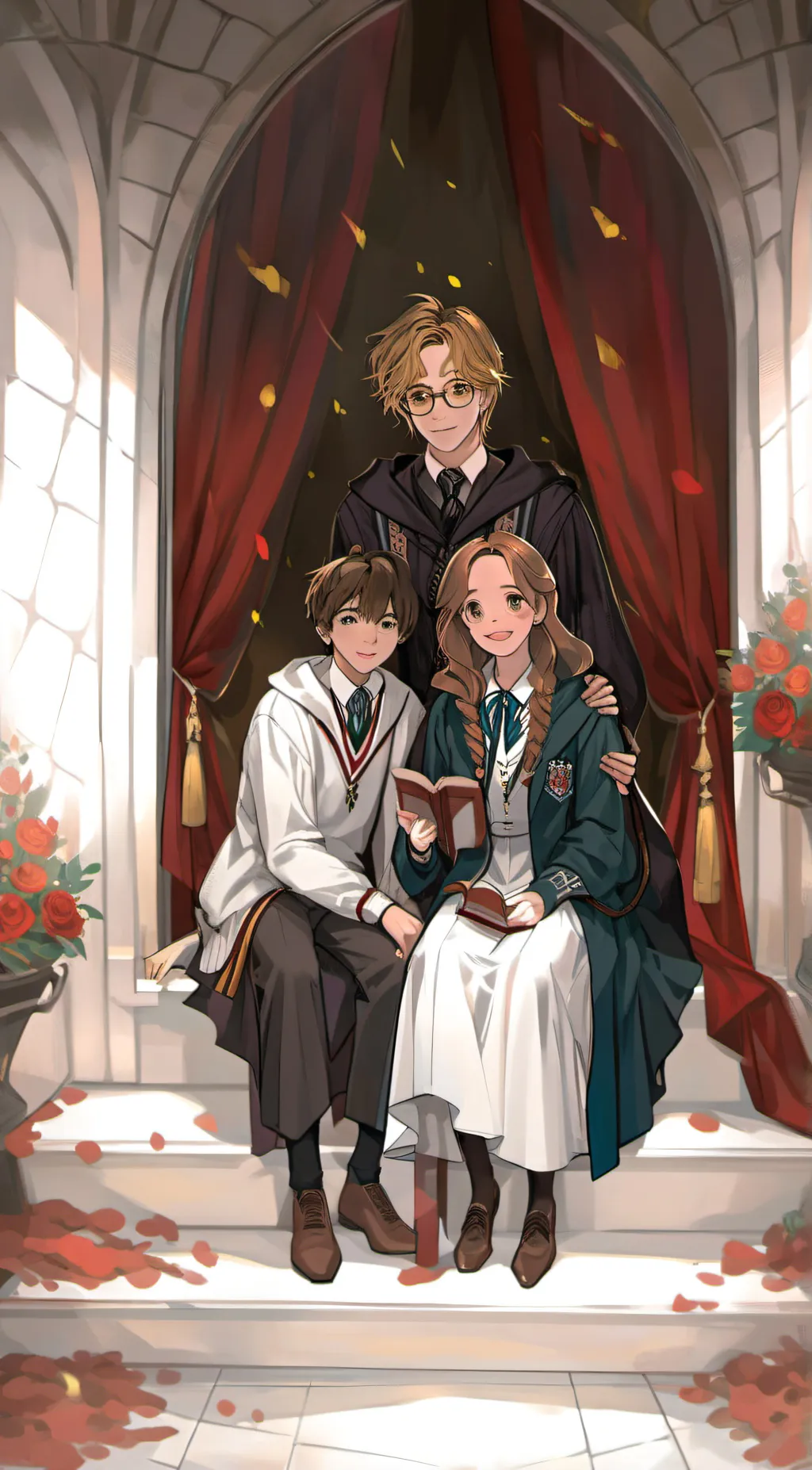 ai character: herimione  background