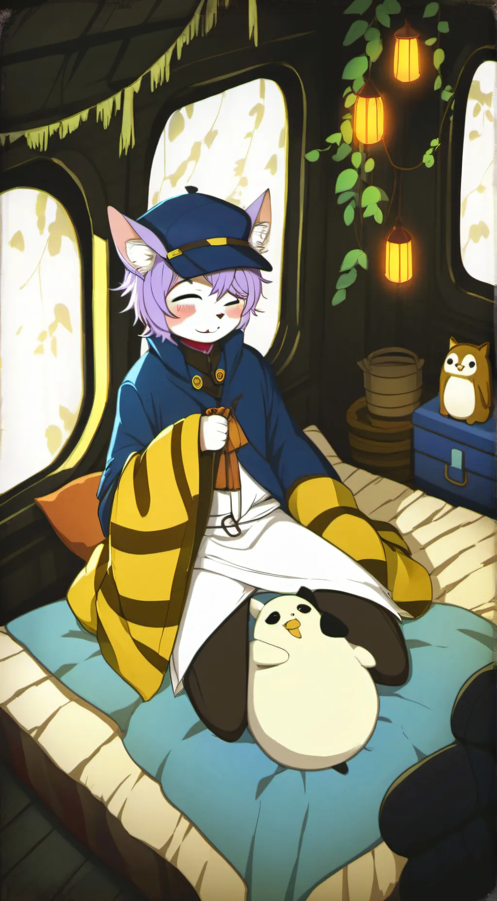 ai character: Catnap background