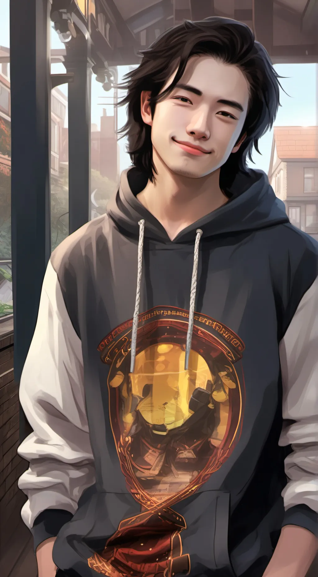 ai character: Vincent  background