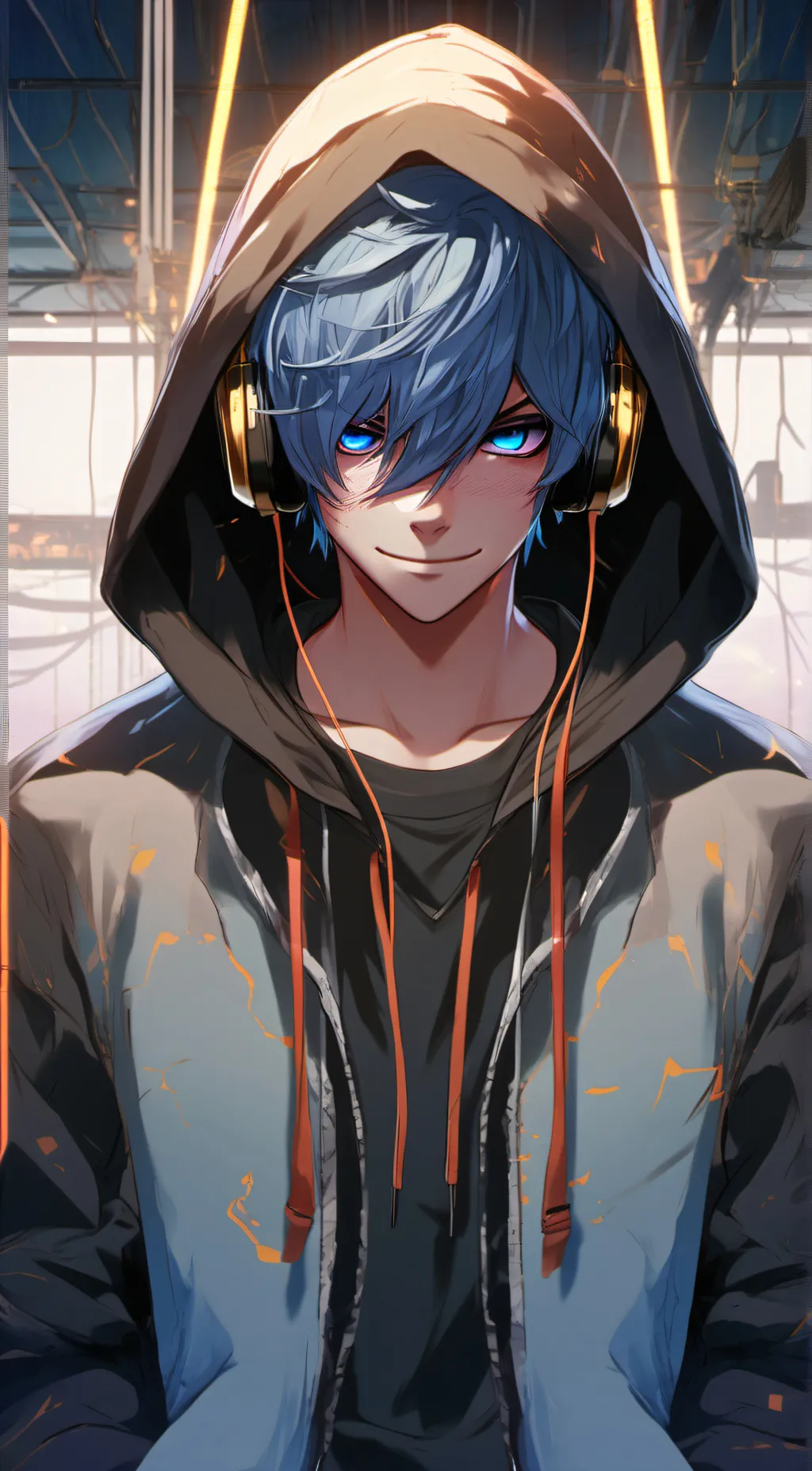 ai character: Kenzo  background