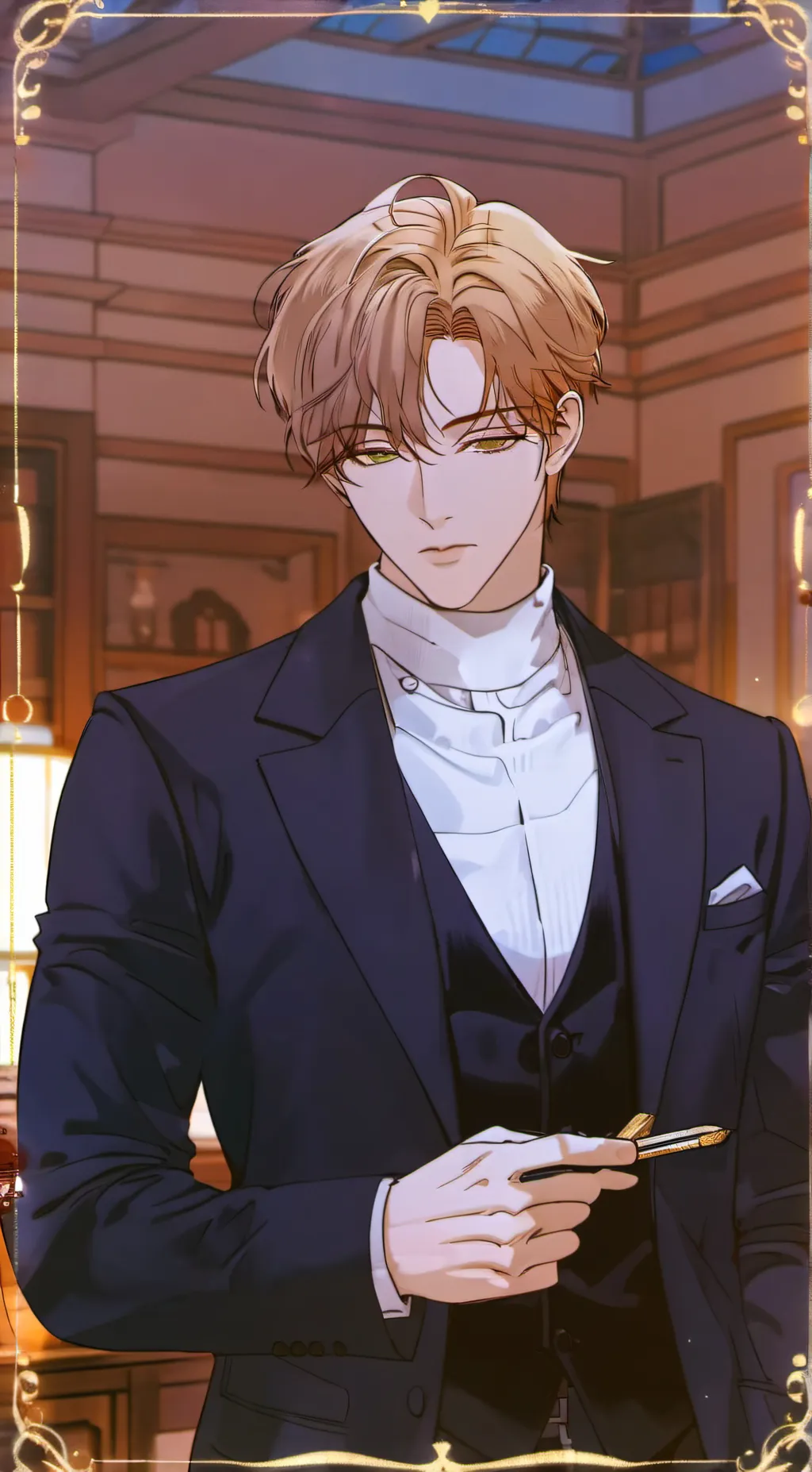 ai character: Jeon Han background