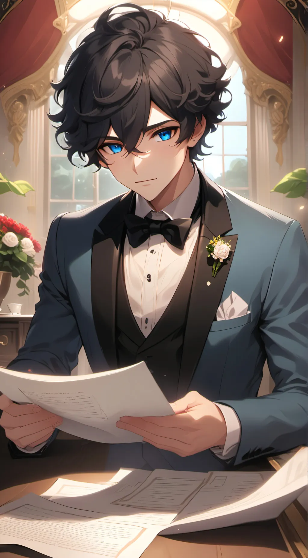 ai character: Kingston Harris background