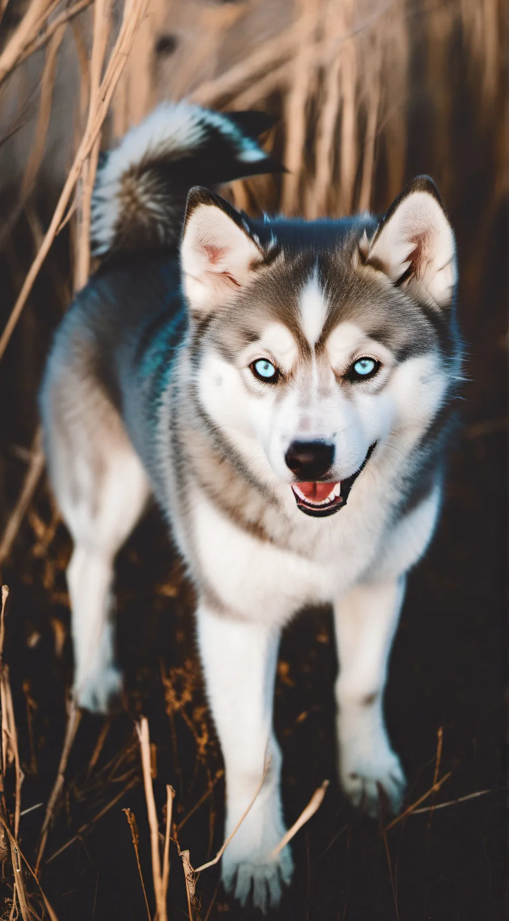 ai character: Snow background