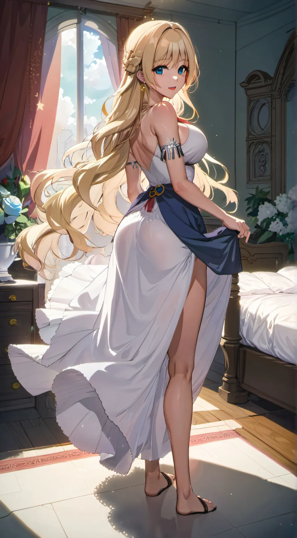 ai character: Elena🩵 background