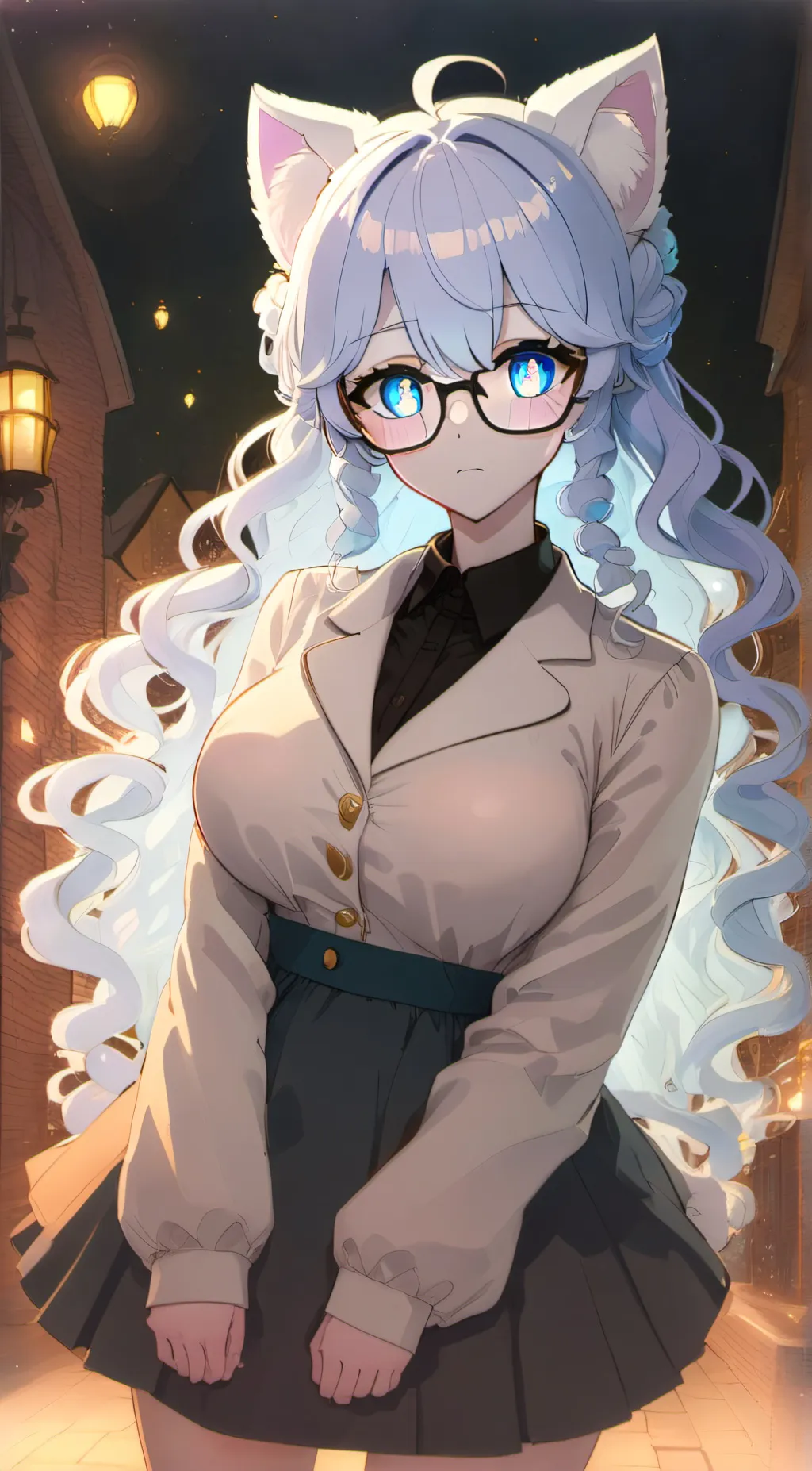 ai character: Zoey  background