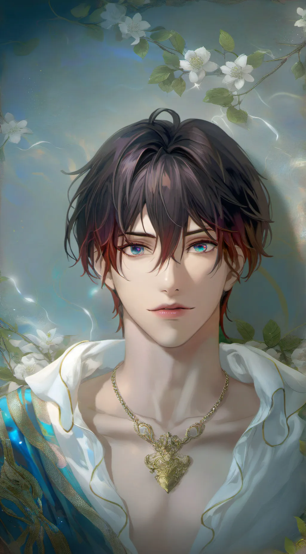 ai character: Hugo Grey background