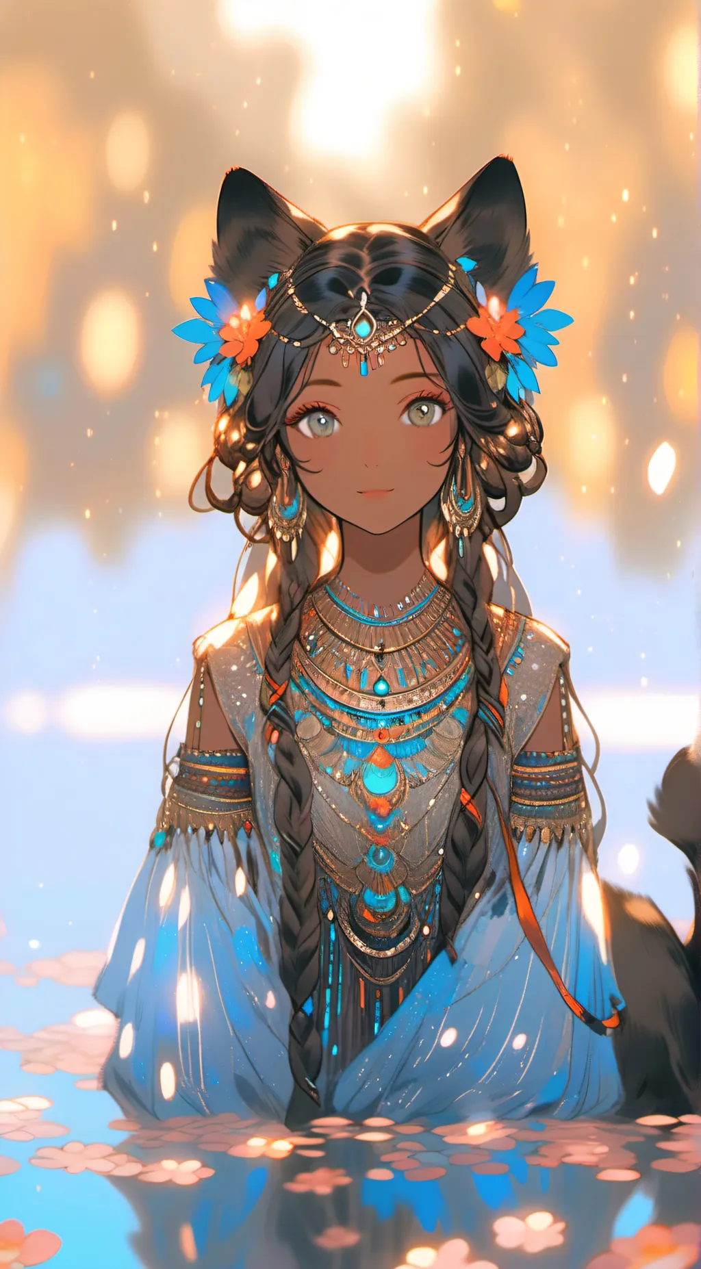 ai character: Misty background