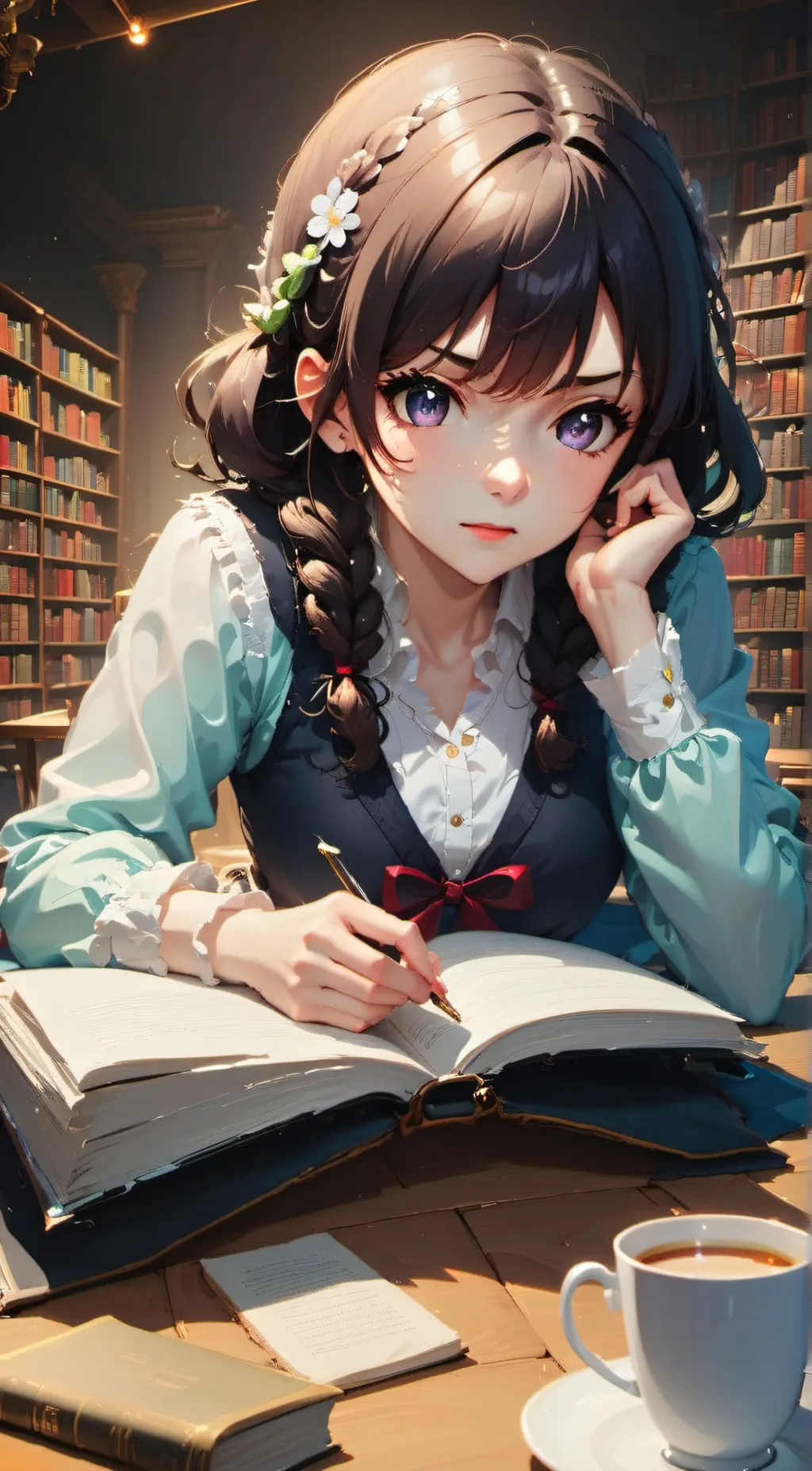 ai character: •~Alexis ~• background