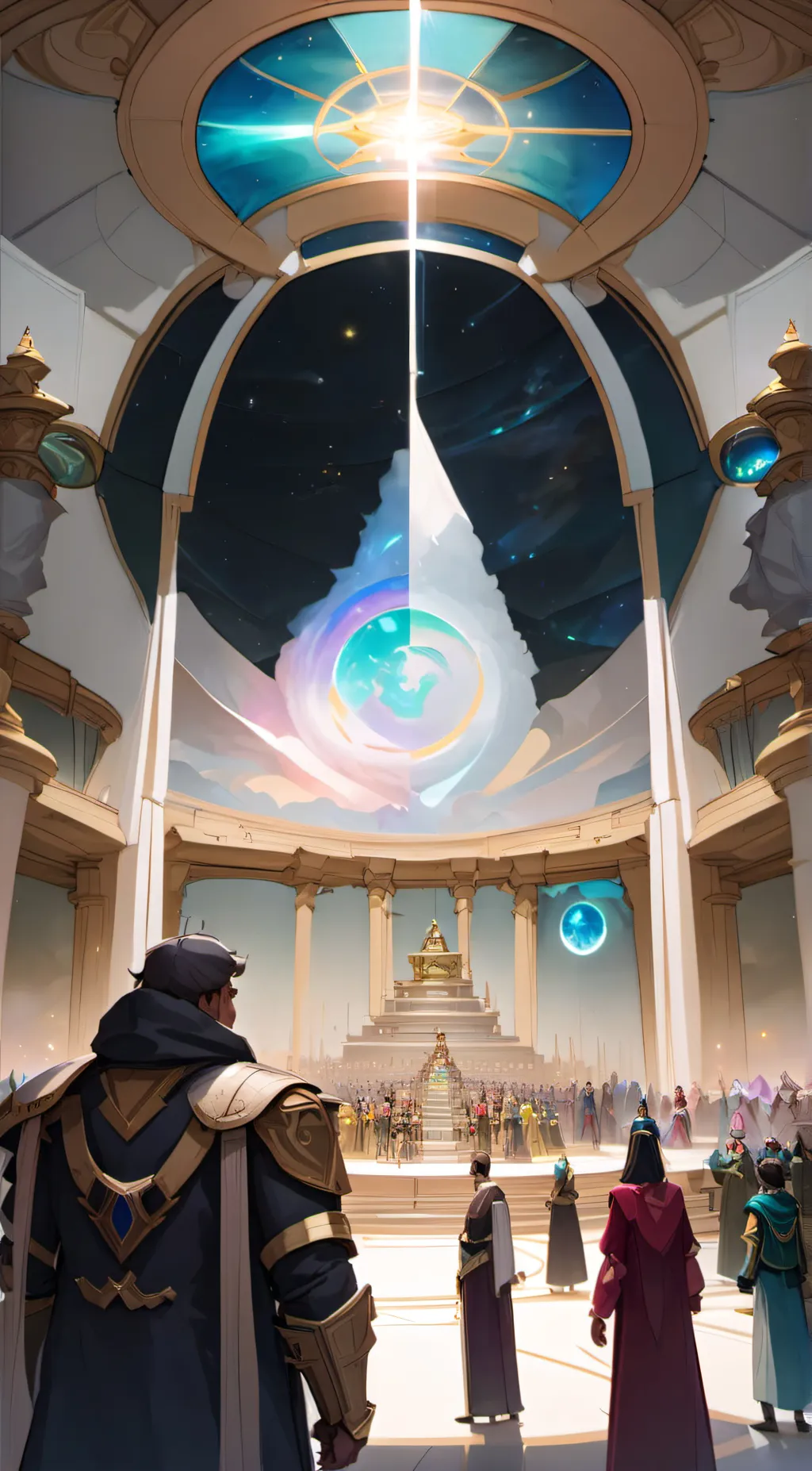 ai character: The Waroom background