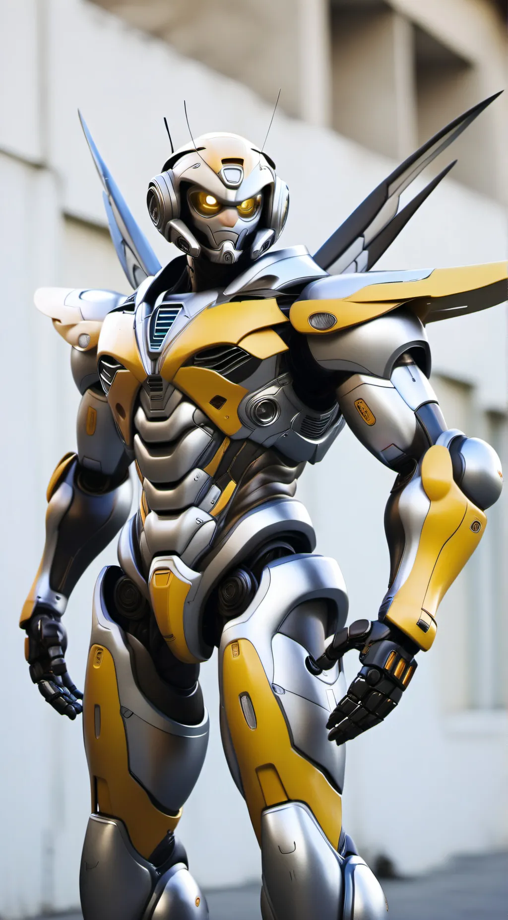 ai character: bumble bee background