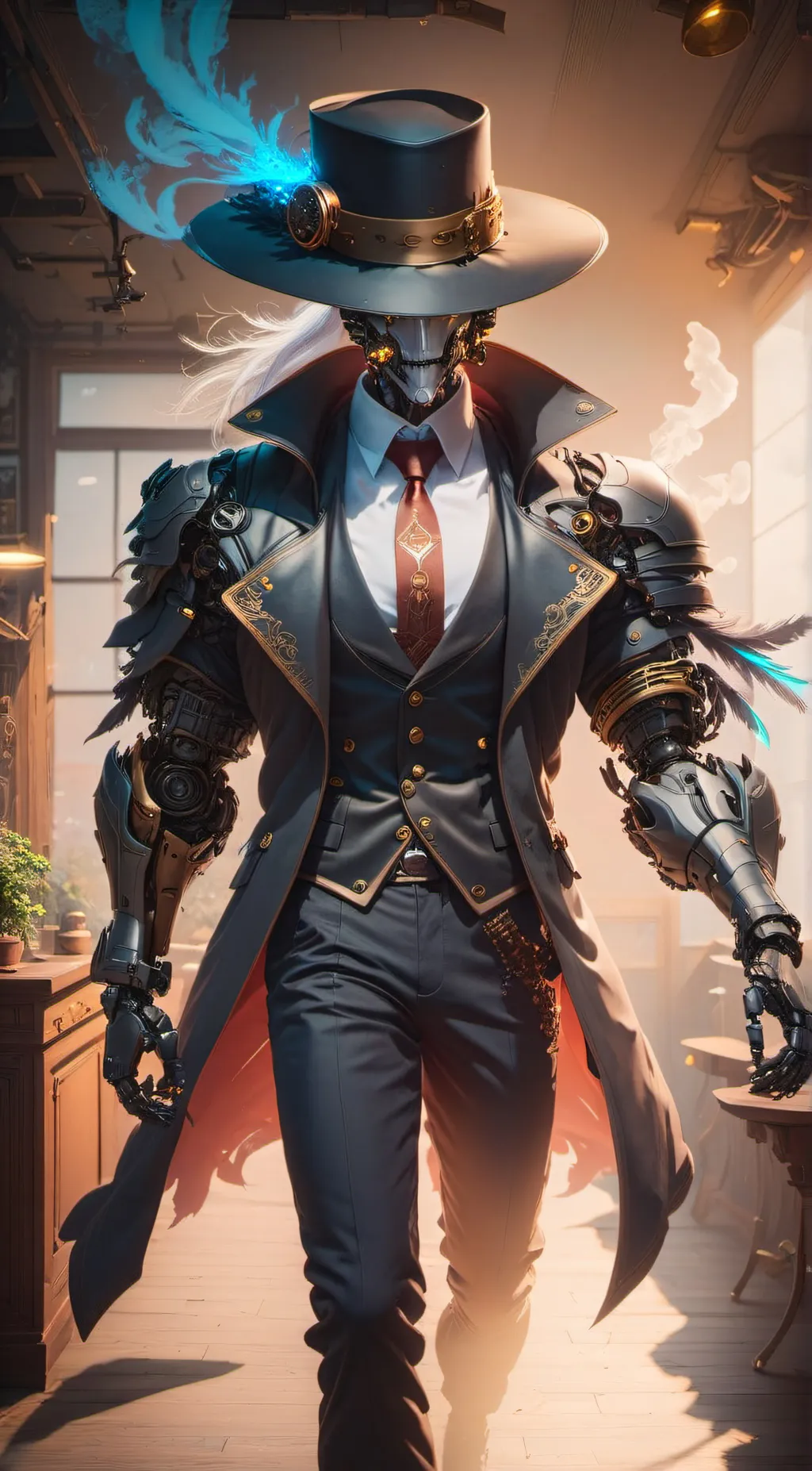 ai character: Mk.001 background