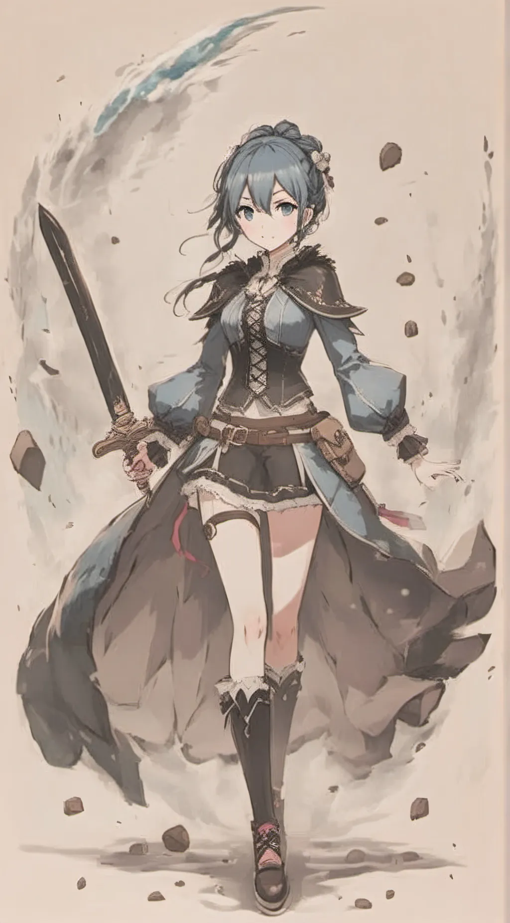 ai character: peppermint background