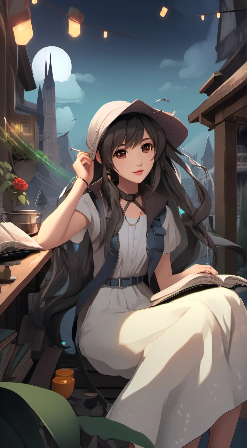 ai character: Lisa background