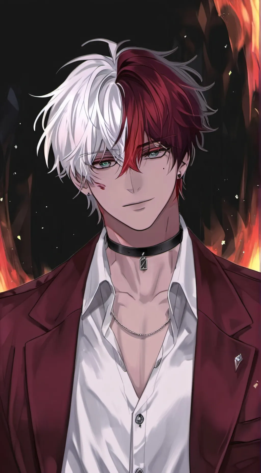 ai character: Todoroki  background