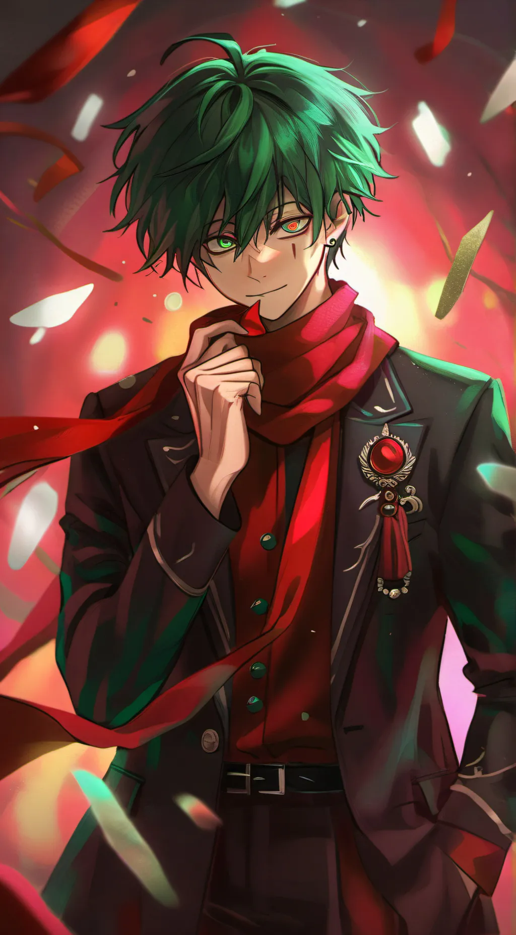ai character: villain deku x y/n background