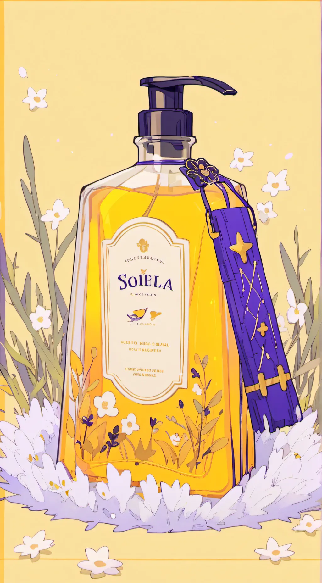 ai character: soapy background