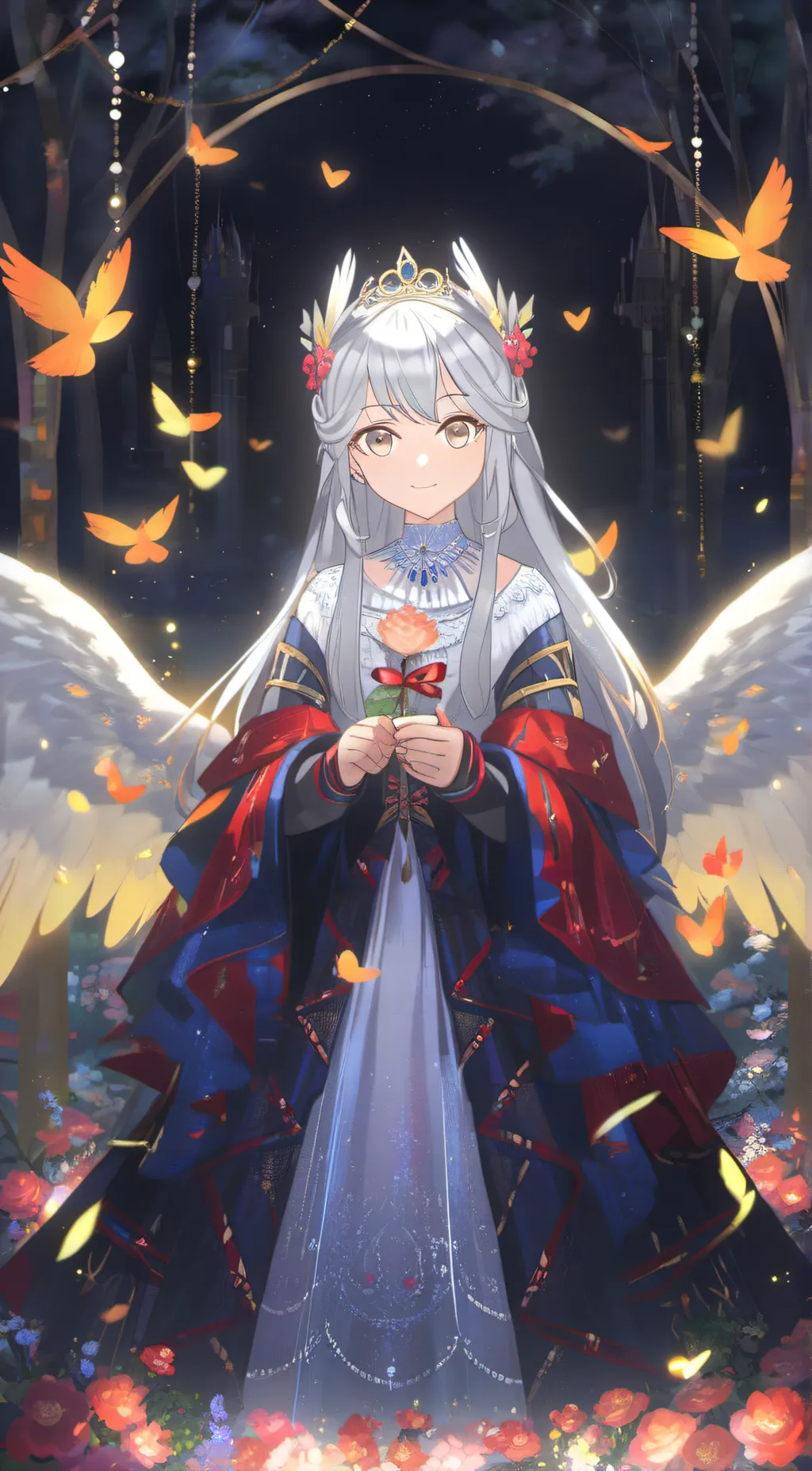 ai character: bloom background