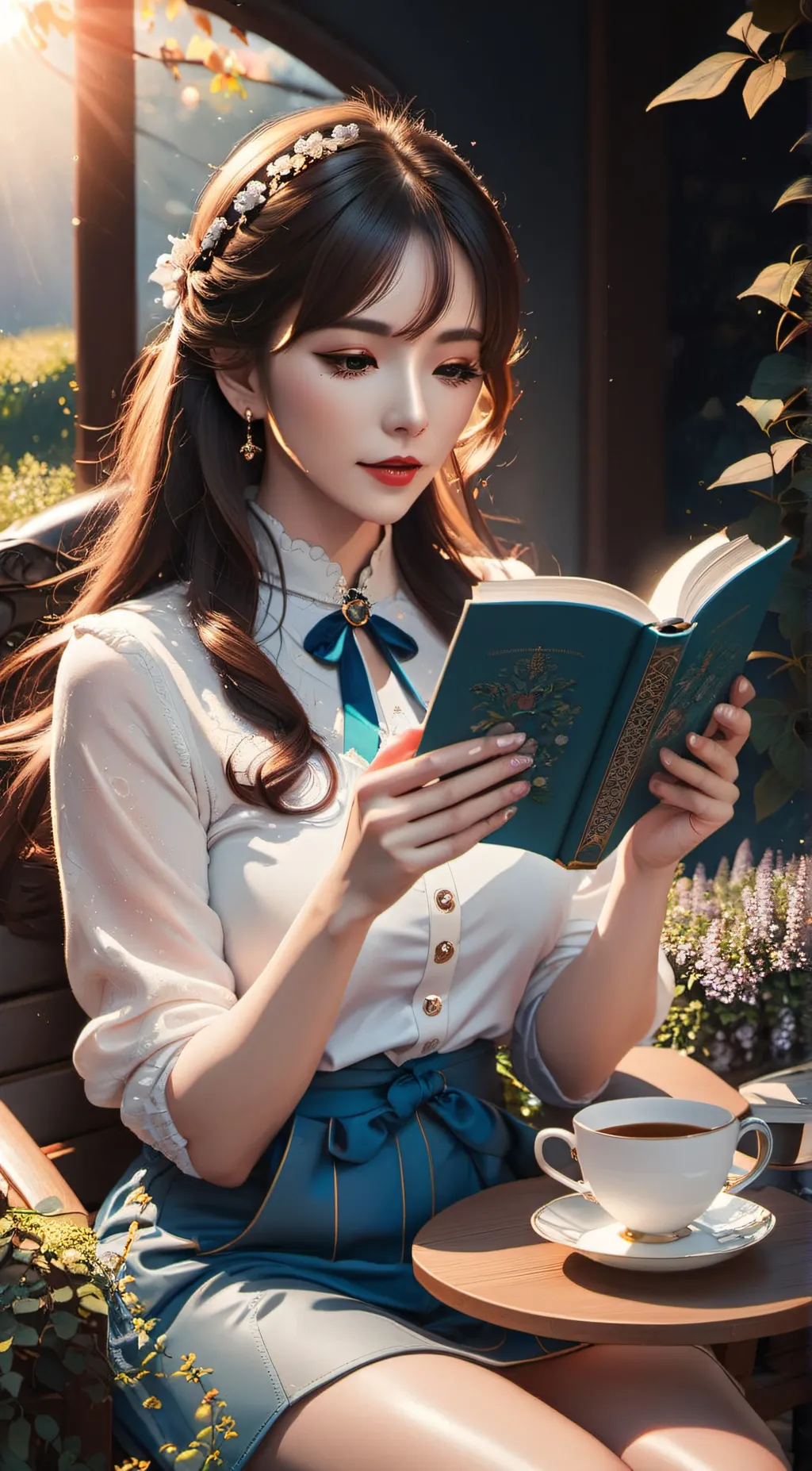 ai character: Victoria background