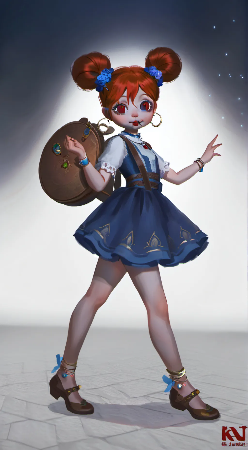 ai character: Poppy background