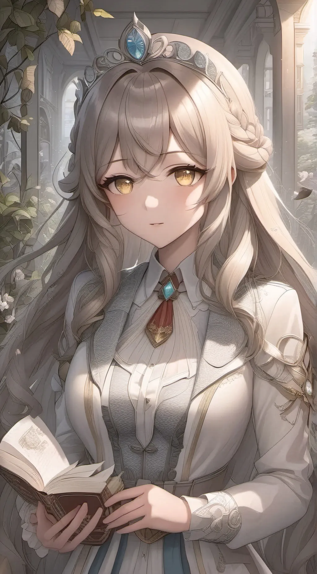 ai character: Selen  background