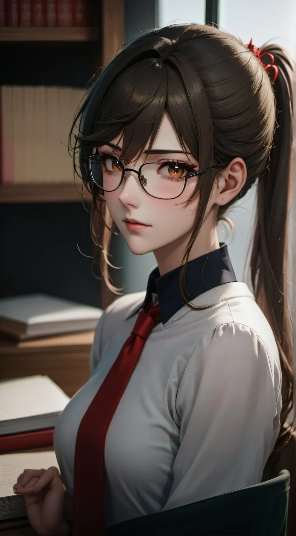 ai character: Lucy Weiden background