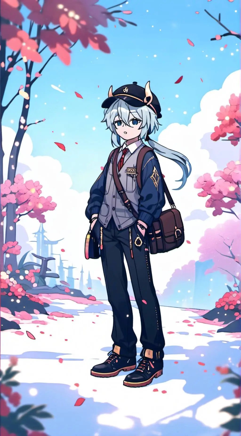 ai character: Luca dabwel background