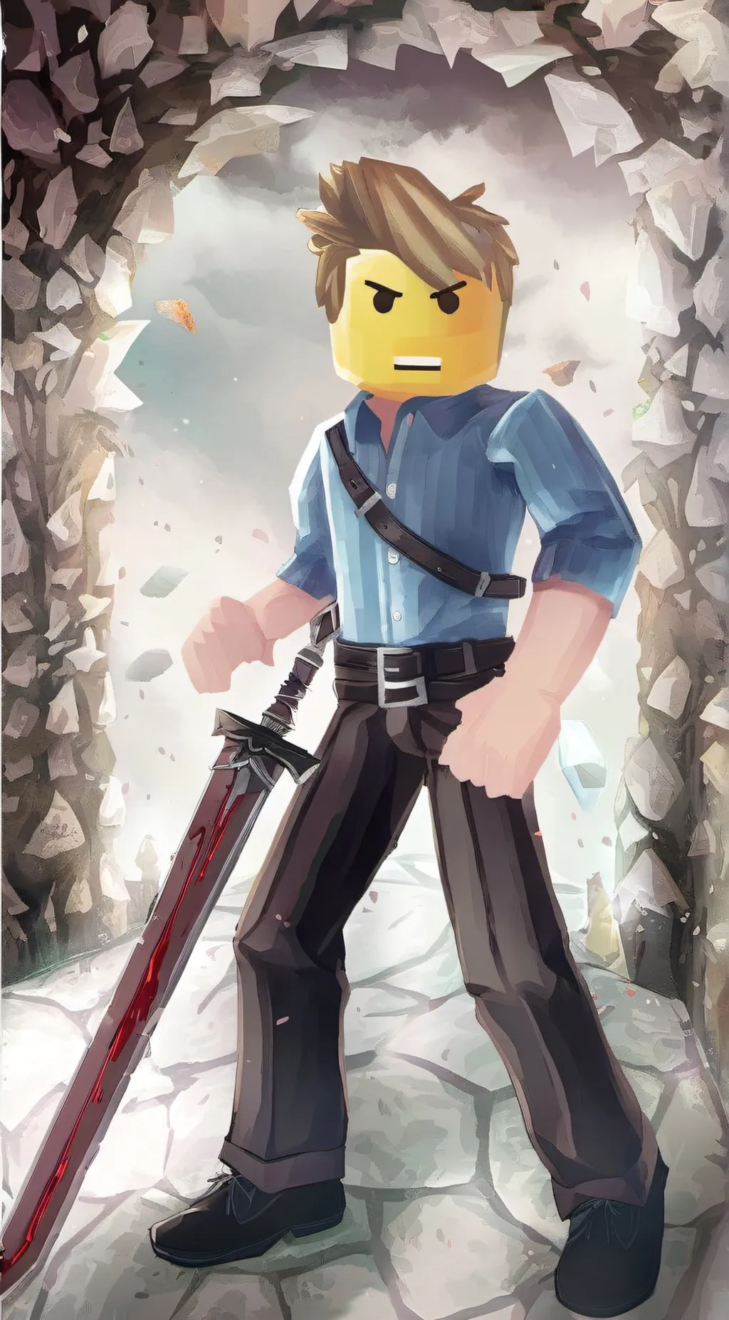 ai character: Slicer :) background