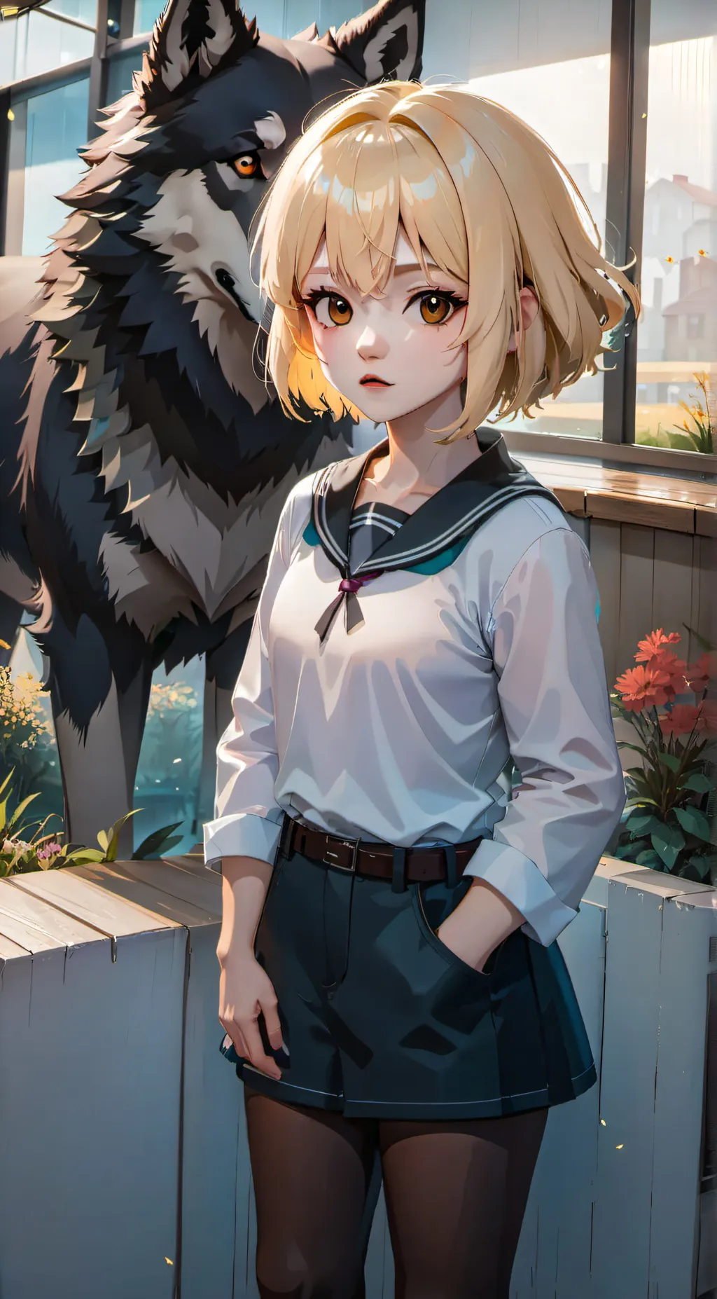 ai character: Kamisa  background