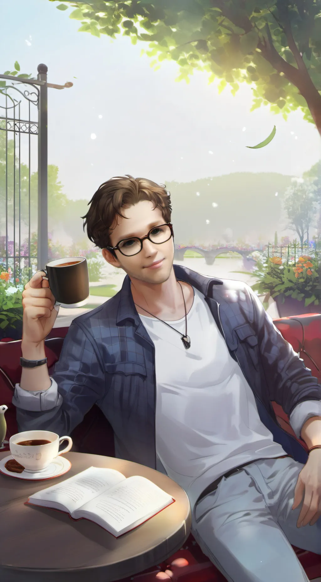 ai character: baby alive  background