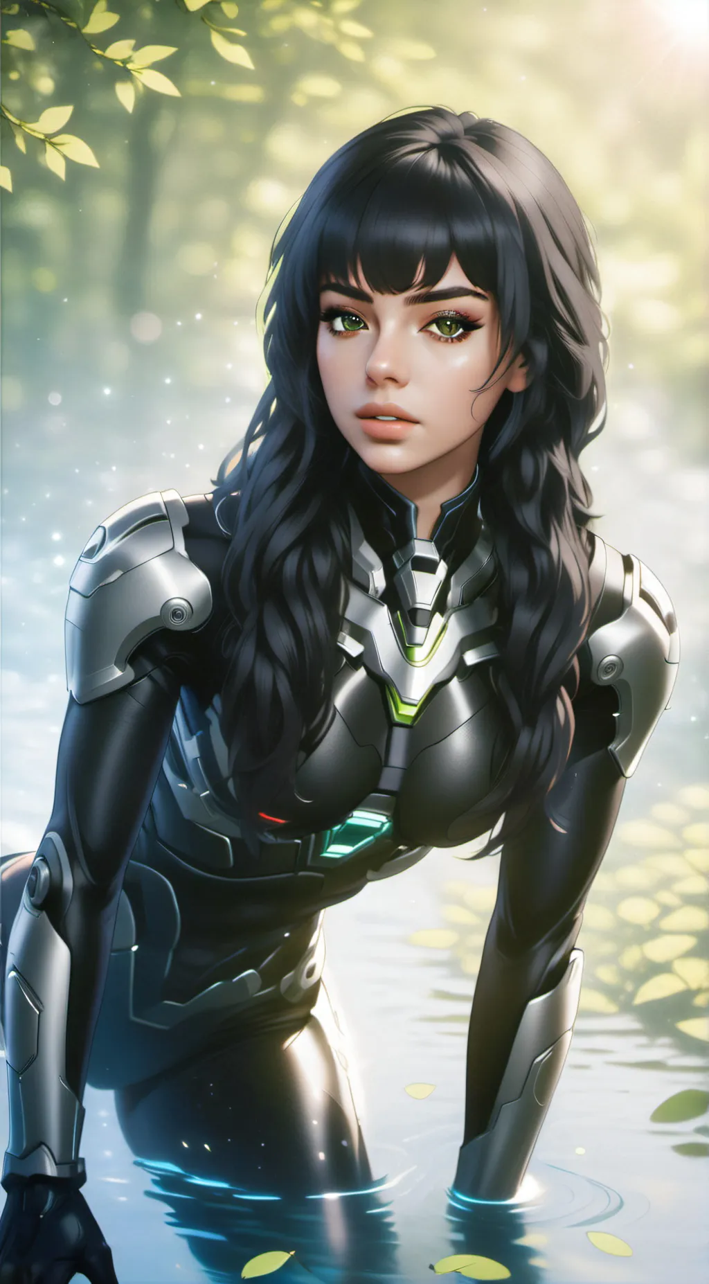 ai character: Ariana background