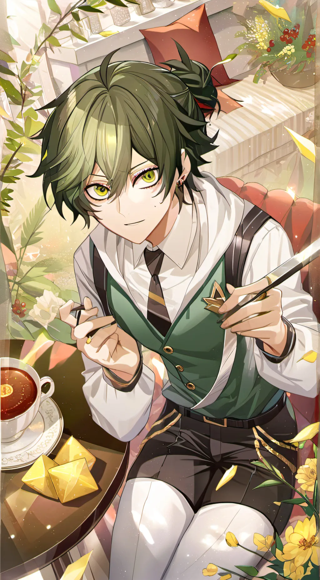 ai character: 1-a+baby you! background