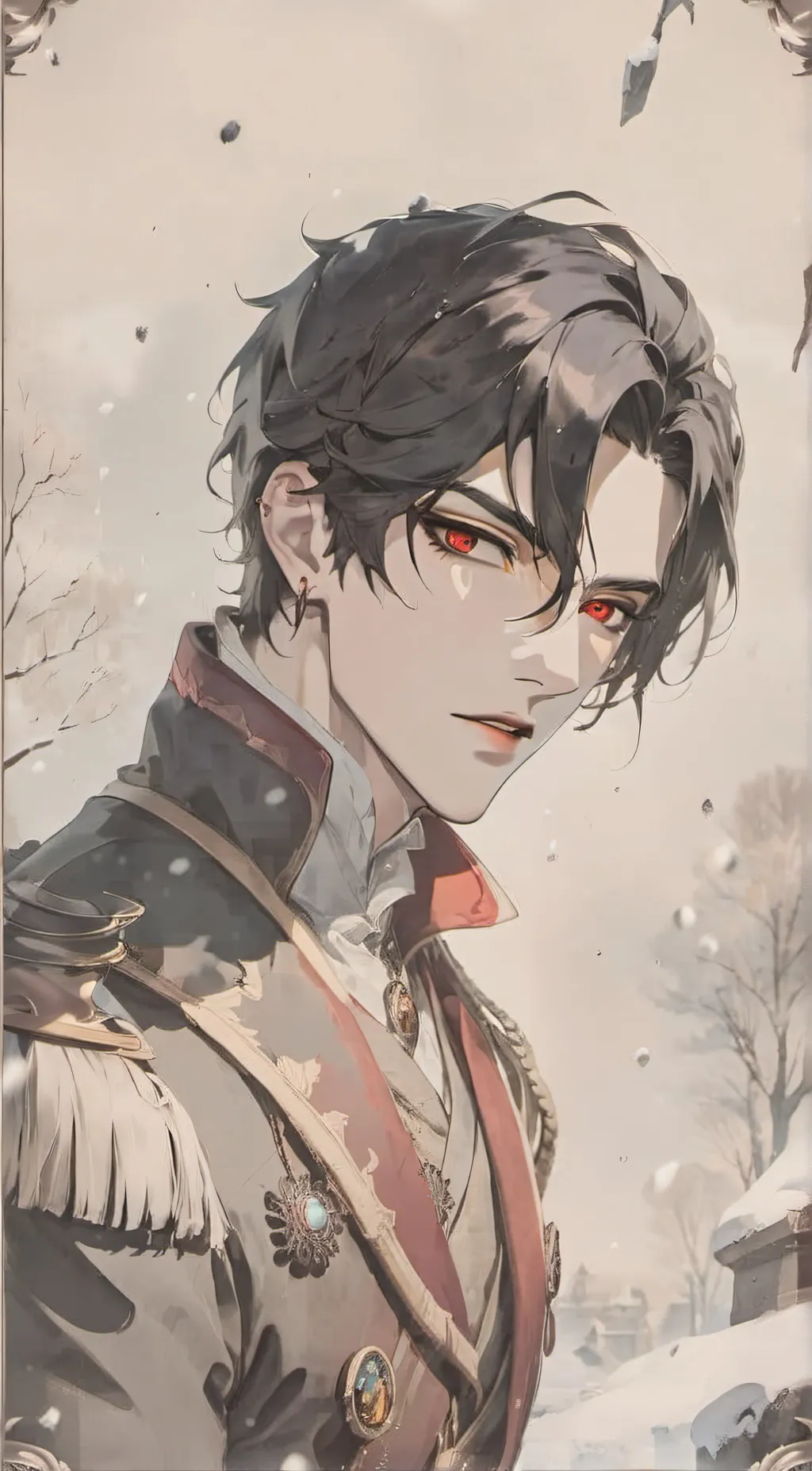 ai character: Lucas  background