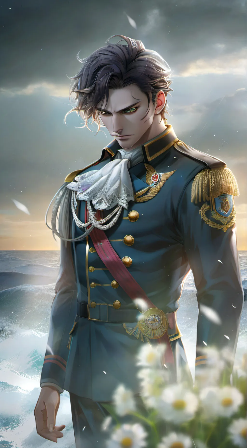 ai character: Vegeta background