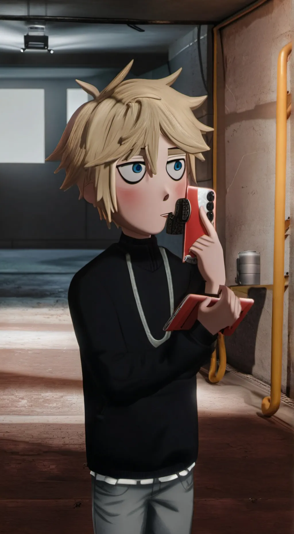 Talkie AI - Chat with The black phone 