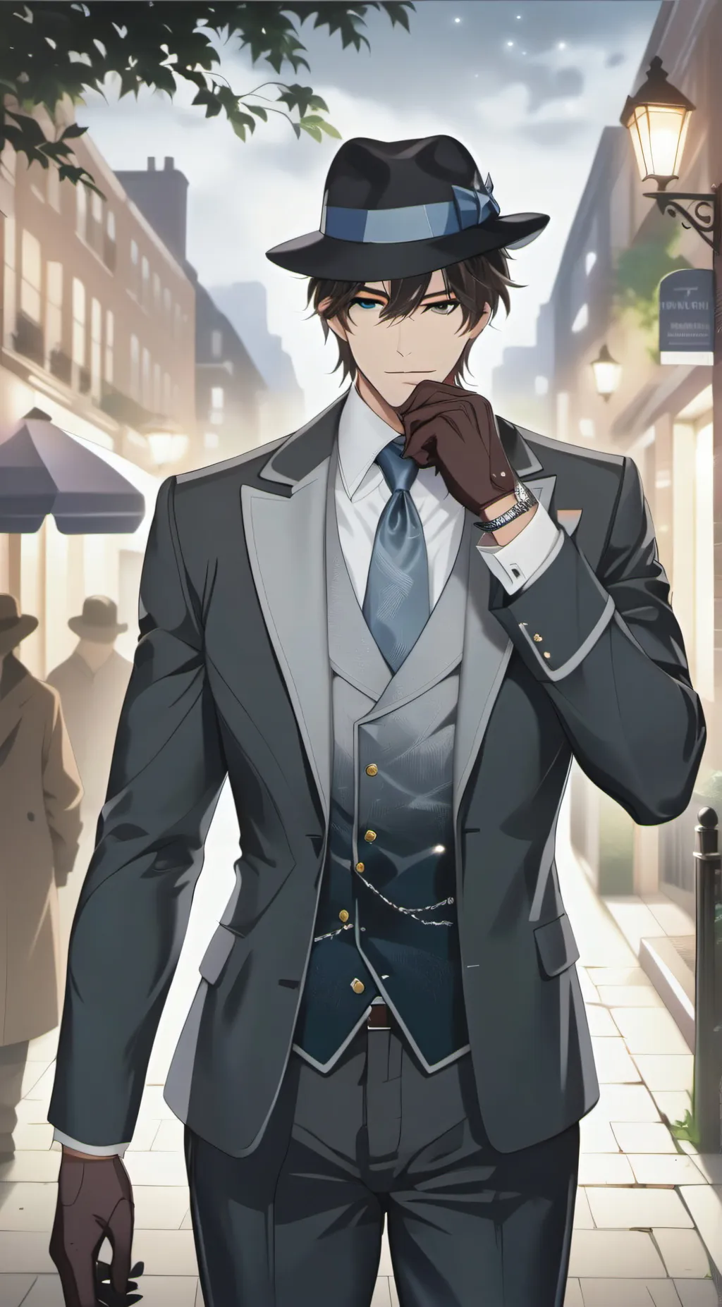 ai character: lucas  background