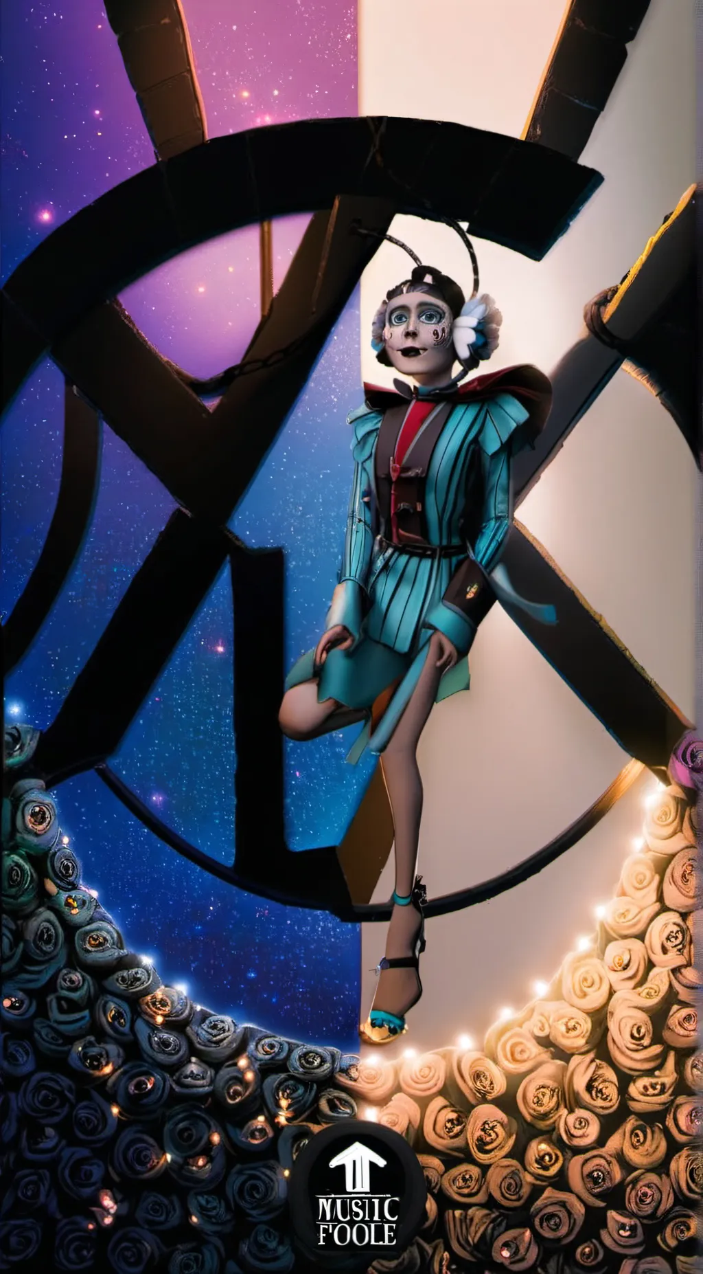 ai character: funtime Freddy background