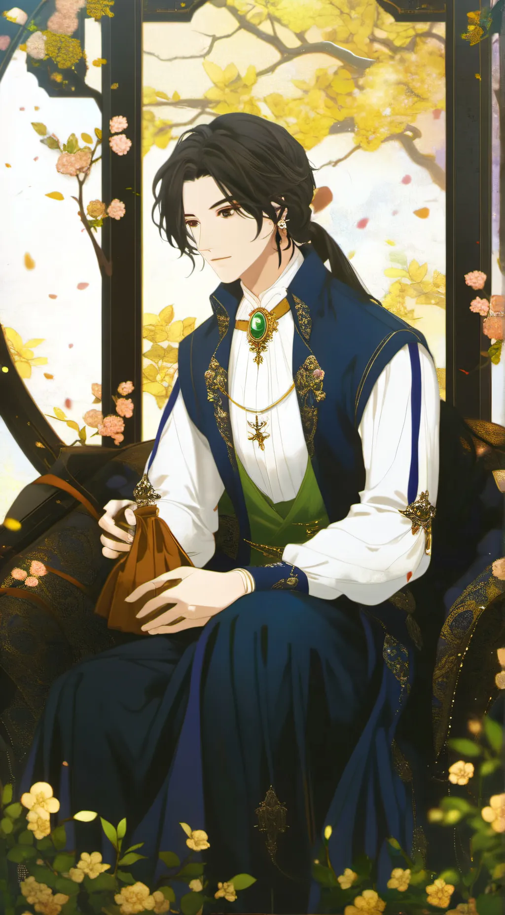 ai character: Albert  background