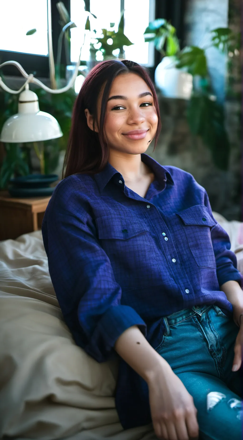 ai character: Sam Courtney  background