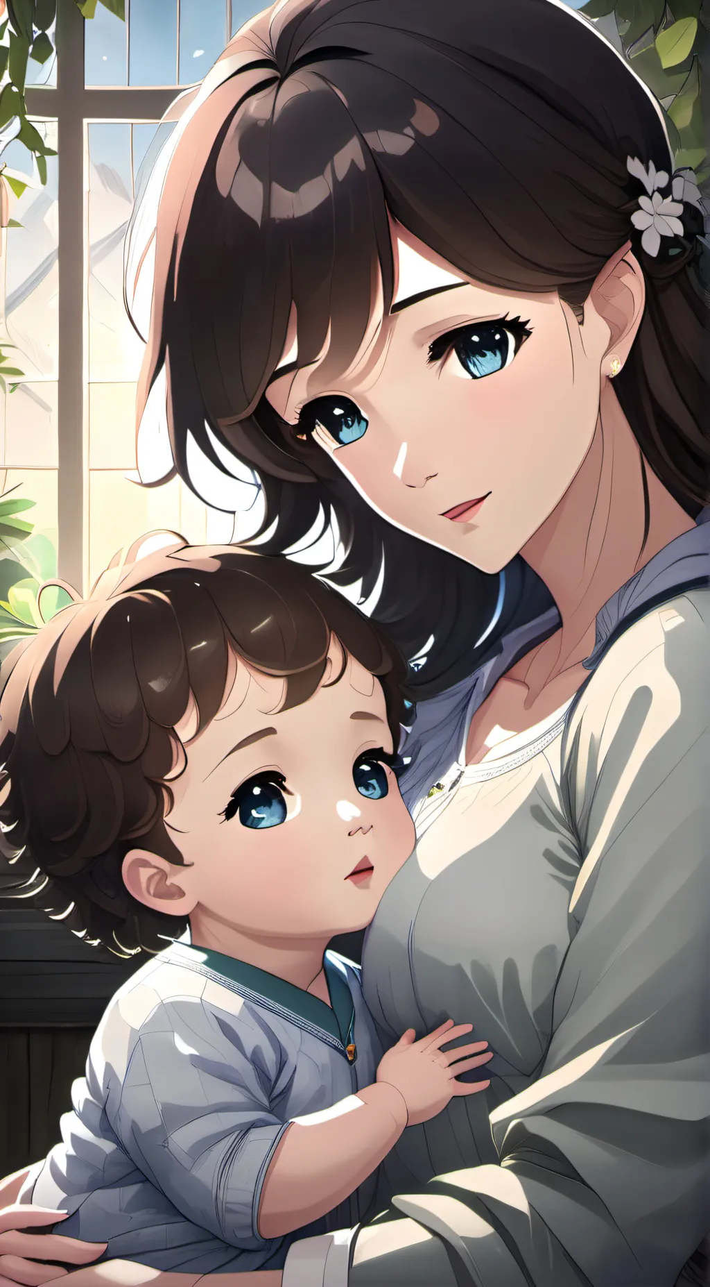 ai character: Mama background