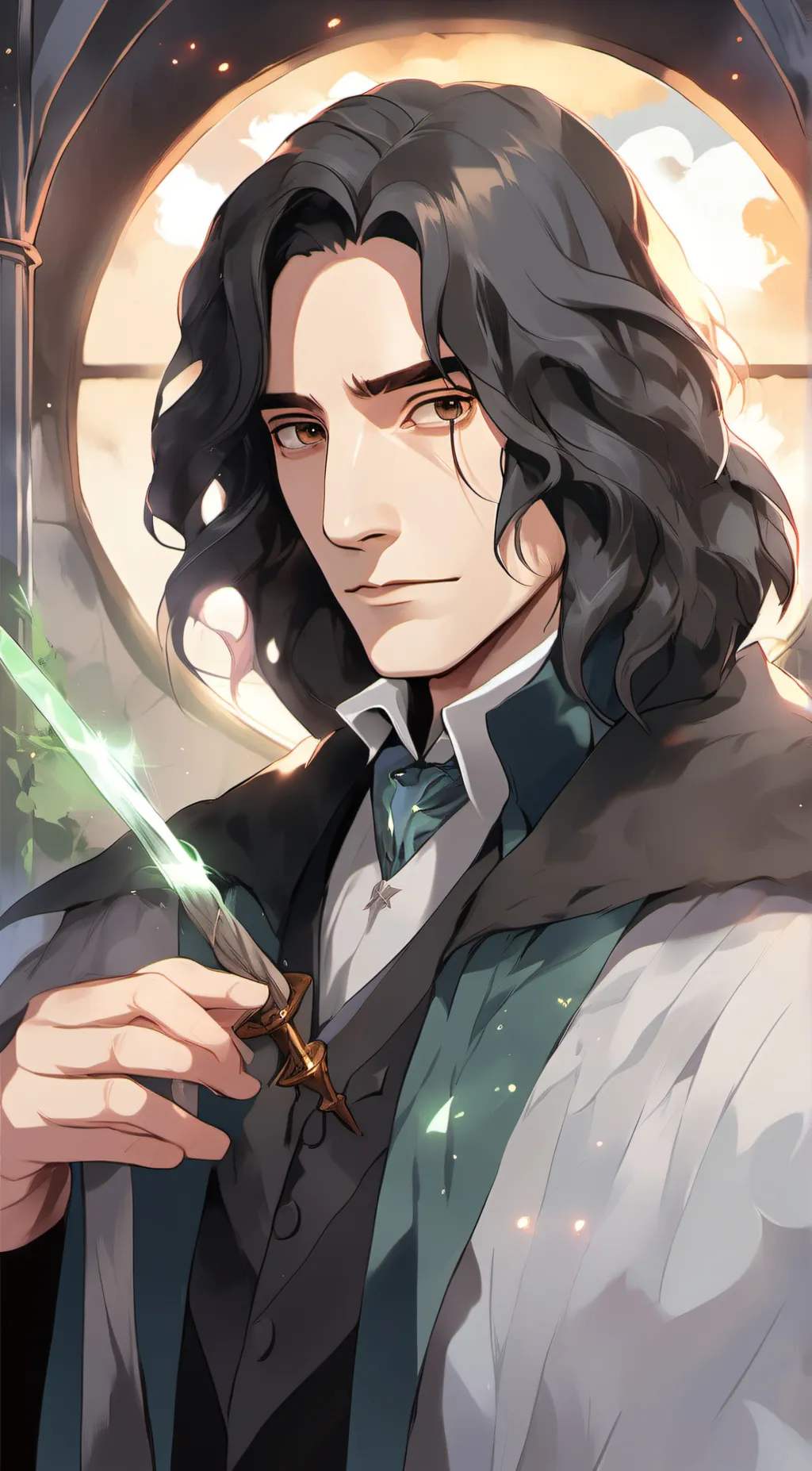ai character: Professor Snape  background