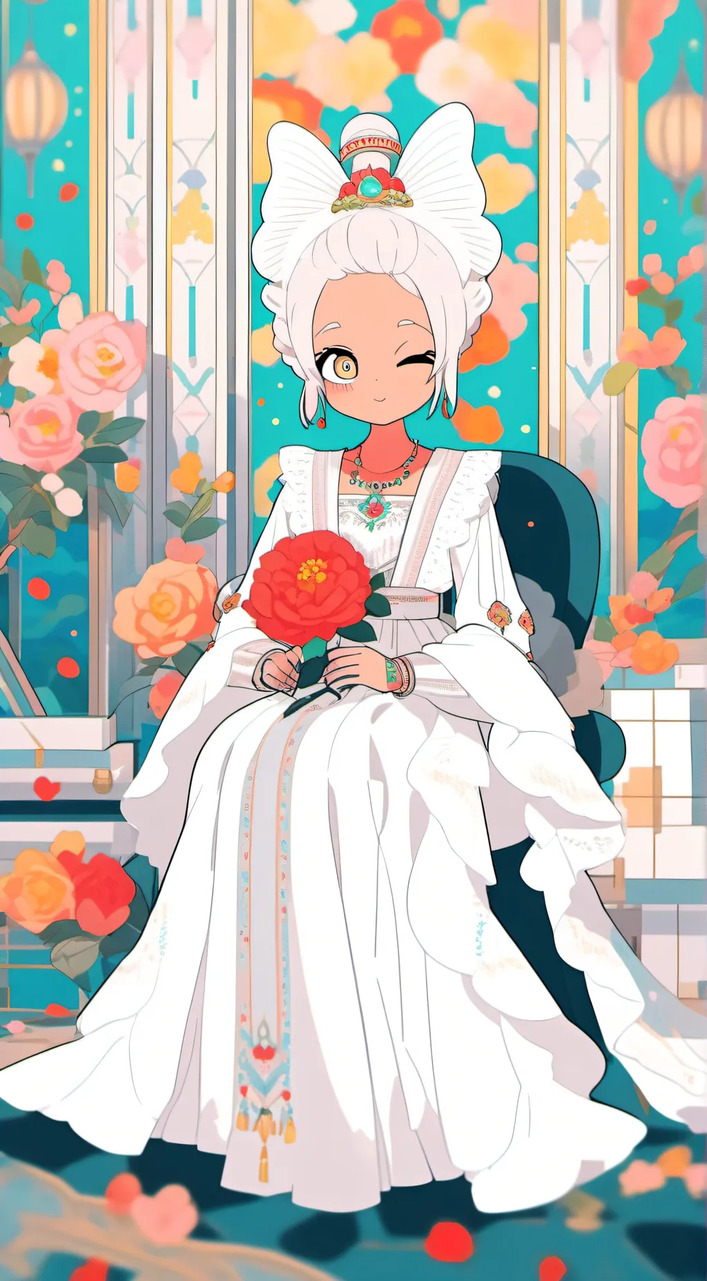 ai character: elly background